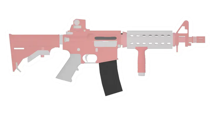 Unturned M4A1 Pink Assault Rifle gun icon