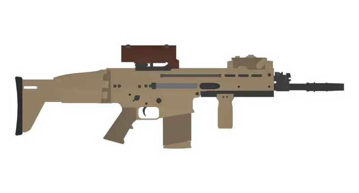 Unturned SCAR-H Face Battle Rifle gun icon