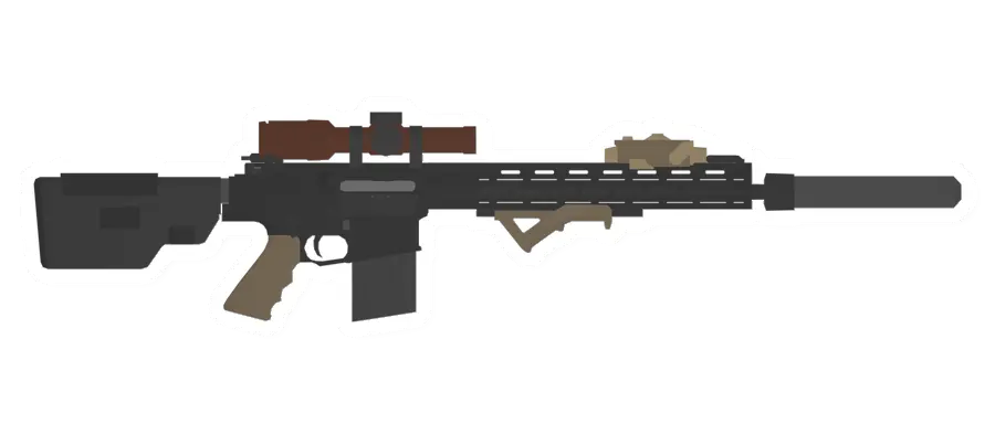 Unturned SR-25 Ba-Cho Designated Marksman Rifle gun icon