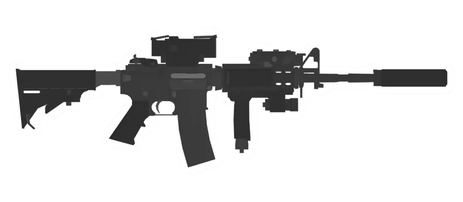 Unturned M4A1 SOPMOD I Girl's Frontline Assault Rifle gun icon