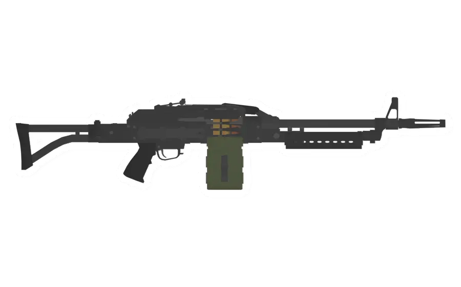 Unturned PKMN Blackheart Light Machinegun gun icon