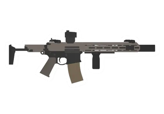 Unturned Honeybadger Girl's Frontline Assault Rifle gun icon