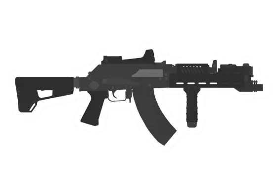 Unturned AKMSU Alfa Assault Rifle gun icon