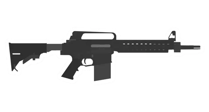 Unturned SR-25 K Designated Marksman Rifle gun icon