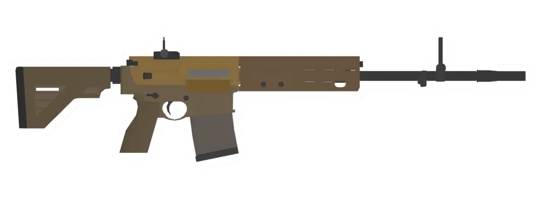 Unturned HK417A2 Long Battle Rifle gun icon