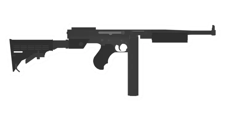 Unturned M1A1 Thompson Tactical Submachinegun gun icon