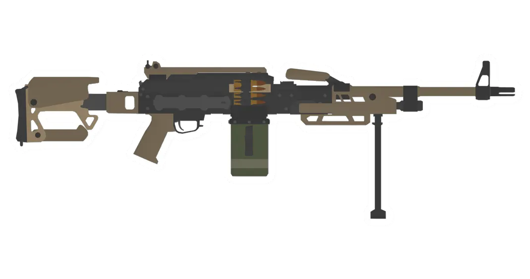 Unturned UKM-2013 Long Light Machinegun gun icon