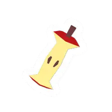 Unturned Apple Core barricade icon