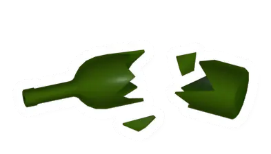 Unturned Broken Wine Bottle barricade icon