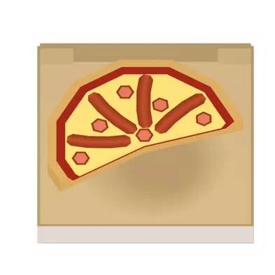 Unturned Sausage Pizza Box (2 pieces left) icon