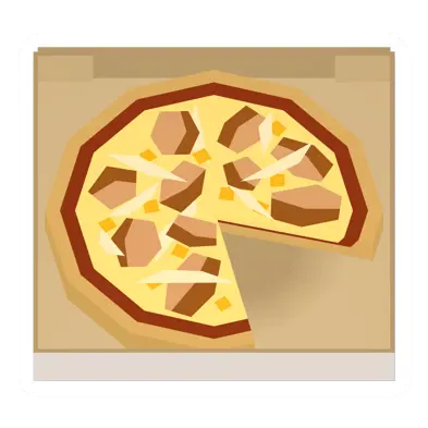 Unturned Teriyaki Chicken Pizza Box (3 pieces left) barricade icon