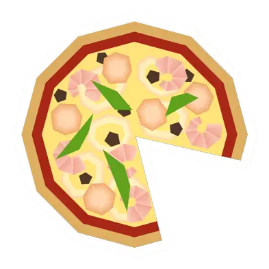 Unturned Sliced Seafood Pizza food icon