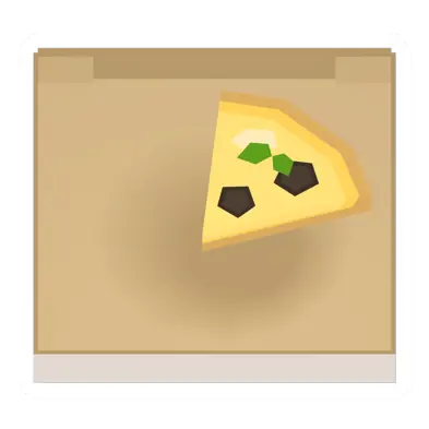 Unturned Black Truffle Pizza Box (1 piece left) barricade icon