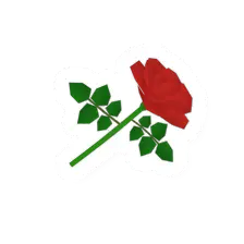 Unturned Red Flower barricade icon