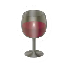 Unturned Wine Glass food icon