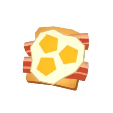 Unturned Bacon & Egg Toast food icon