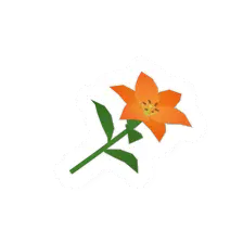 Unturned Orange Flower barricade icon