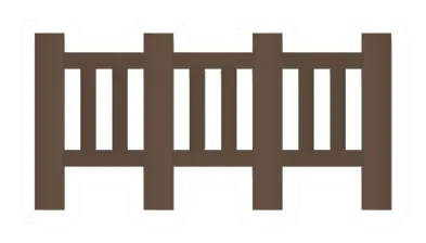 Unturned Pine Fence barricade icon