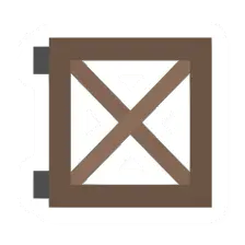 Unturned Maple Fence Door barricade icon