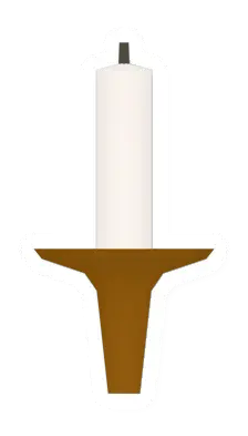 Unturned Wall Candle Holder (Brass) barricade icon