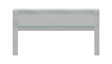 Unturned White Glass Table barricade icon