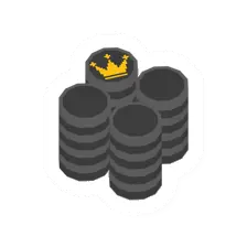 Unturned Piled Checkers Black Pieces supply icon
