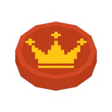 Unturned Checkers Red King Piece barricade icon