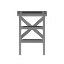 Unturned Metal Stepladder barricade icon