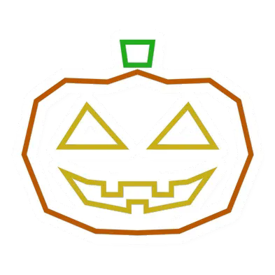 Unturned Halloween Neon (Pumpkin) barricade icon
