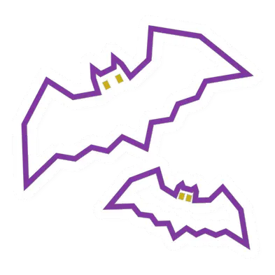 Unturned Halloween Neon (Bat) barricade icon