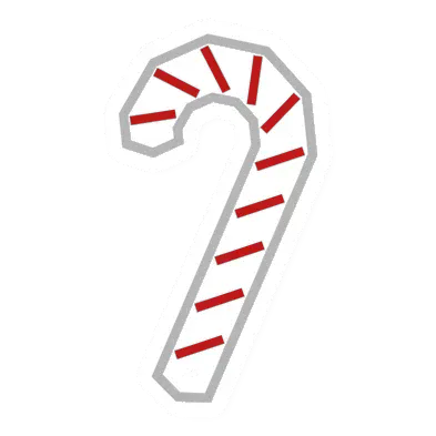 Unturned Christmas Neon (Cane) barricade icon