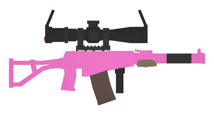 Unturned PinkVAL gun icon
