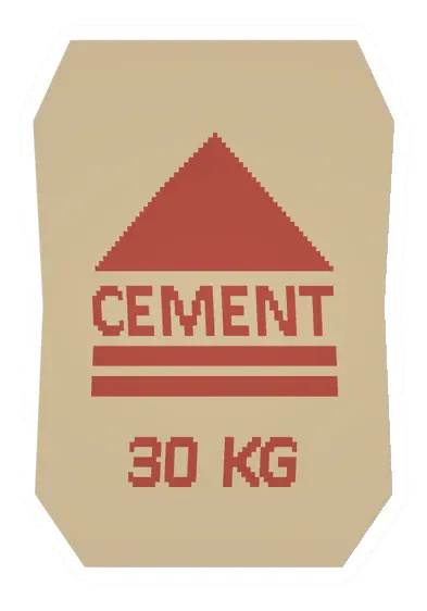 Unturned Concrete Bag supply icon