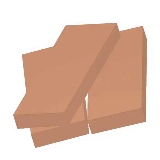 Unturned Maple Plank Stack barricade icon