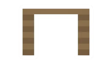 Unturned Pine Log Garage Doorway icon