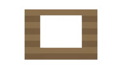 Unturned Pine Log Window barricade icon