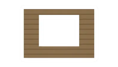 Unturned Pine Plank Window barricade icon