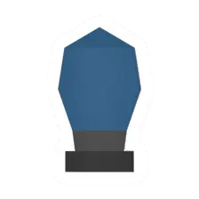 Unturned Blue Standing Lamp barricade icon
