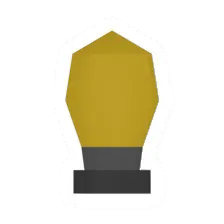 Unturned Yellow Standing Lamp barricade icon