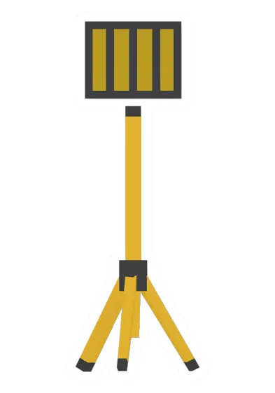 Unturned Yellow Spotlight barricade icon
