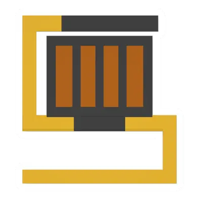 Unturned Small Orange Spotlight barricade icon