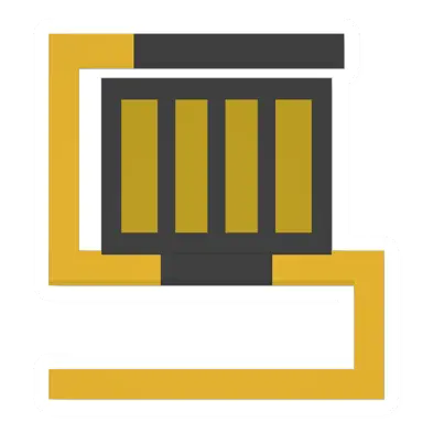 Unturned Small Yellow Spotlight barricade icon