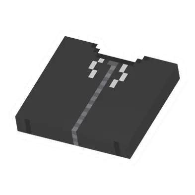Unturned Black Windbreaker clothing icon
