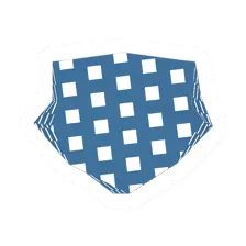 Unturned Blue Dotted Bandana item icon