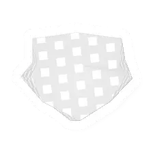 Unturned White Dotted Bandana item icon