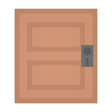 Unturned Lockable Maple Door barricade icon