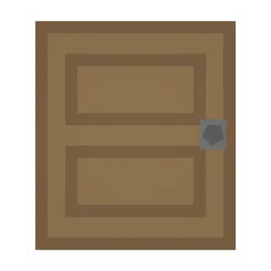 Unturned Unlocked Pine Door barricade icon