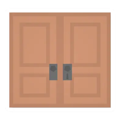 Unturned Lockable Maple Doubledoor barricade icon