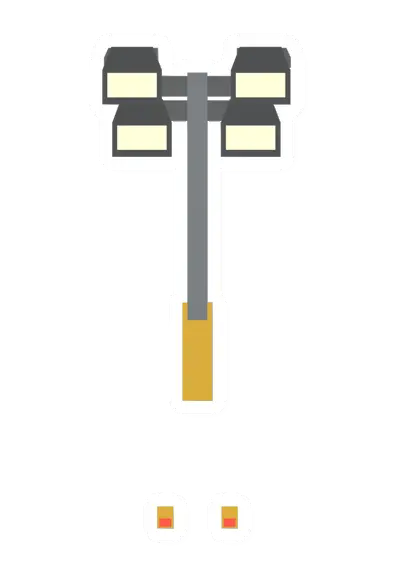 Unturned Trailer Generator Spotlight Medium barricade icon