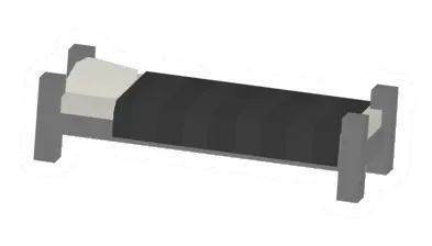 Unturned Black Cot barricade icon